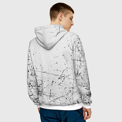 Мужская толстовка ХАОС: GONEFludd / 3D-Белый – фото 4