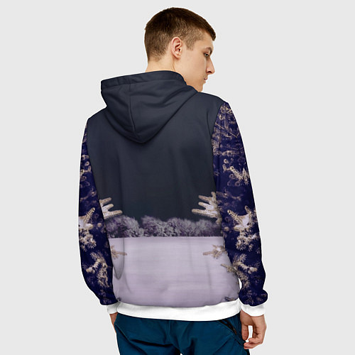 Мужская толстовка Громокот NY version / 3D-Белый – фото 4