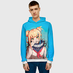 Толстовка-худи мужская My Hero Academia Himiko Toga, цвет: 3D-белый — фото 2