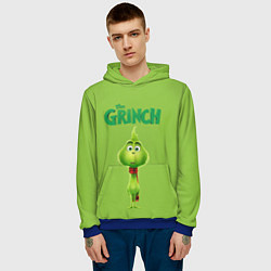 Толстовка-худи мужская The Grinch, цвет: 3D-синий — фото 2