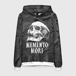 Толстовка-худи мужская Memento Mori, цвет: 3D-белый