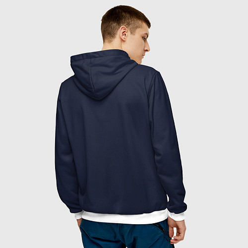 Мужская толстовка Внутри меня котики / 3D-Белый – фото 4