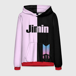 Толстовка-худи мужская BTS Jimin, цвет: 3D-красный