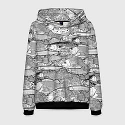 Мужская толстовка Рыбы графика