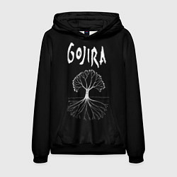 Толстовка-худи мужская Gojira: Tree, цвет: 3D-черный