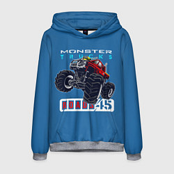 Мужская толстовка Monster trucks