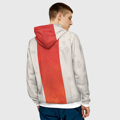 Мужская толстовка Apex Legends: Pathfinder / 3D-Белый – фото 4