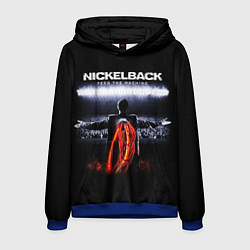 Толстовка-худи мужская Nickelback: Feed the Machine, цвет: 3D-синий