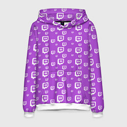 Мужская толстовка Twitch: Violet Pattern