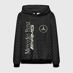 Толстовка-худи мужская Mercedes AMG: Dark Side, цвет: 3D-черный
