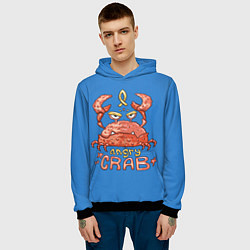 Толстовка-худи мужская Hungry Crab, цвет: 3D-черный — фото 2