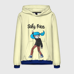 Толстовка-худи мужская Sally Face: Rock You, цвет: 3D-синий