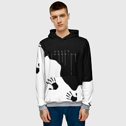 Толстовка-худи мужская DEATH STRANDING, цвет: 3D-меланж — фото 2