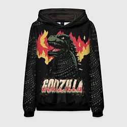Мужская толстовка Flame Godzilla