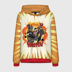 Толстовка-худи мужская Techies габен - Have Fun!, цвет: 3D-красный