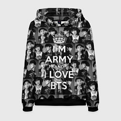 Мужская толстовка I am army and I lover BTS