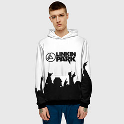 Толстовка-худи мужская LINKIN PARK, цвет: 3D-черный — фото 2