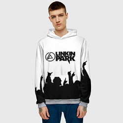 Толстовка-худи мужская LINKIN PARK, цвет: 3D-меланж — фото 2