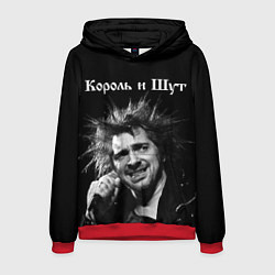 Толстовка-худи мужская Король и Шут, цвет: 3D-красный
