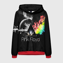 Толстовка-худи мужская PINK FLOYD, цвет: 3D-красный