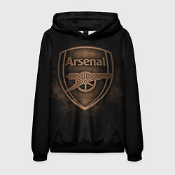 Толстовка-худи мужская Arsenal, цвет: 3D-черный