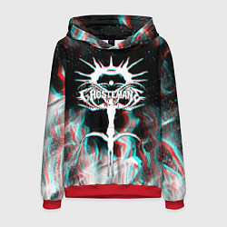Толстовка-худи мужская GHOSTEMANE GLITCH, цвет: 3D-красный