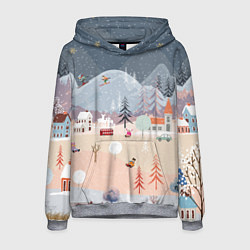 Мужская толстовка Новогодние каникулы