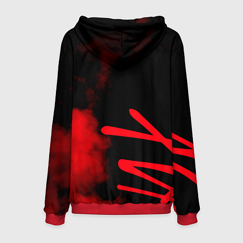 Мужская толстовка Stray Kids / 3D-Красный – фото 2