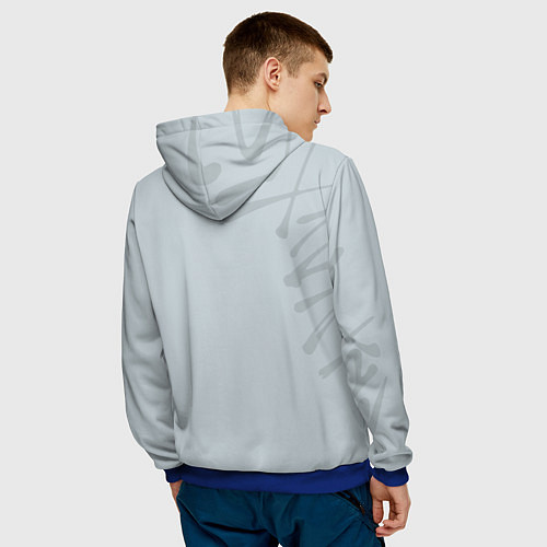 Мужская толстовка Stray Kids / 3D-Синий – фото 4