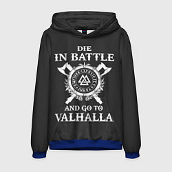 Толстовка-худи мужская Vikings, цвет: 3D-синий