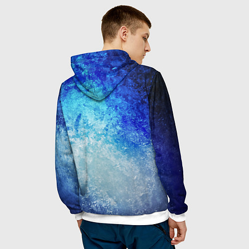 Мужская толстовка STALKER ZONE / 3D-Белый – фото 4