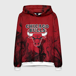 Толстовка-худи мужская CHICAGO BULLS, цвет: 3D-белый