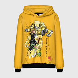 Толстовка-худи мужская JoJo Bizarre Adventure, цвет: 3D-черный