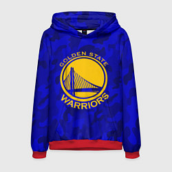 Толстовка-худи мужская GOLDEN STATE WARRIORS, цвет: 3D-красный