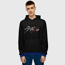 Толстовка-худи мужская STRAY KIDS, цвет: 3D-синий — фото 2