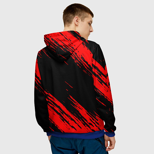 Мужская толстовка АлисА / 3D-Синий – фото 4