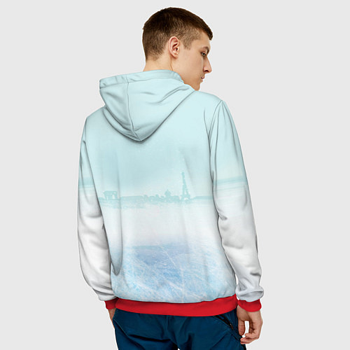 Мужская толстовка Фигурное катание / 3D-Красный – фото 4