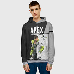 Толстовка-худи мужская Apex Legends, цвет: 3D-меланж — фото 2