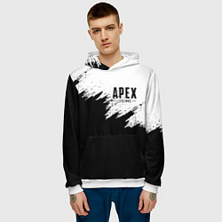 Толстовка-худи мужская APEX LEGENDS, цвет: 3D-белый — фото 2