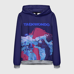 Толстовка-худи мужская Taekwondo, цвет: 3D-меланж