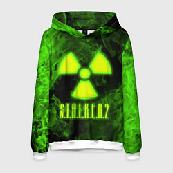 Толстовка-худи мужская STALKER 2, цвет: 3D-белый