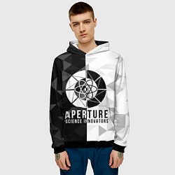 Толстовка-худи мужская PORTAL, цвет: 3D-черный — фото 2