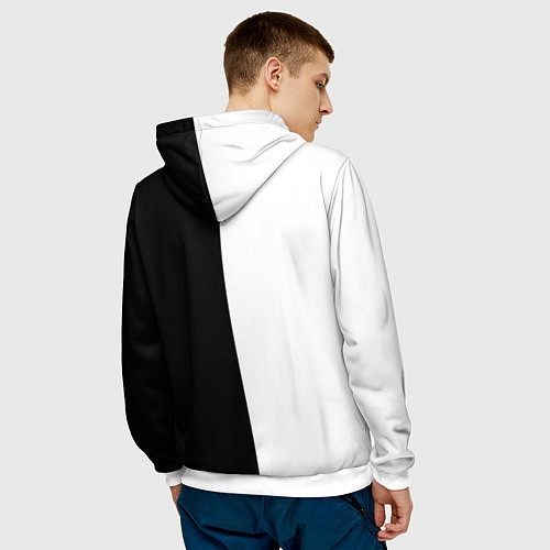 Мужская толстовка Monokuma / 3D-Белый – фото 4