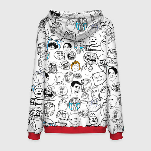 Мужская толстовка МЕМЫ / 3D-Красный – фото 2
