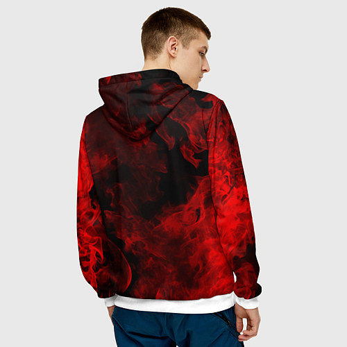 Мужская толстовка АлисА / 3D-Белый – фото 4