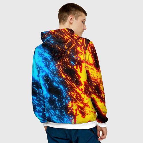 Мужская толстовка KIMETSU NO YAIBA / 3D-Белый – фото 4