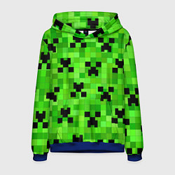 Толстовка-худи мужская MINECRAFT, цвет: 3D-синий