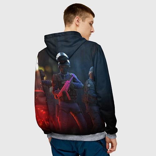 Мужская толстовка C-OPS / 3D-Меланж – фото 4