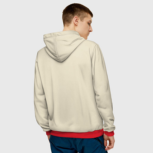 Мужская толстовка Rainbow Six Siege / 3D-Красный – фото 4