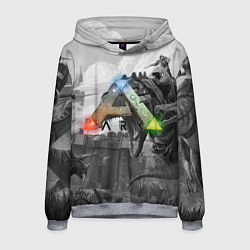 Толстовка-худи мужская Ark Survival Evolved, цвет: 3D-меланж